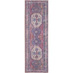 Nicole Curtis Machine Washable Bordered Southwestern Indoor Rug -Home Improvement Store GUEST 600aae1a 818a 43b7 82e8 c447950631f8