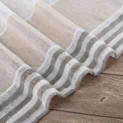 Trinity Farmhouse Striped Voile Semi Sheer Curtains -Home Improvement Store GUEST 608595d7 2399 496b b7db 6ac8737e7240