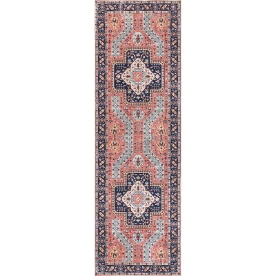 NuLOOM Amber Machine Washable Floral Aztec Area Rug 13 NuLOOM Amber Machine Washable Floral Aztec Area Rug - Image 11