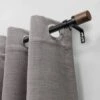 Decorative Drapery Curtain Rod With Maple Wood Cylinder Finials Matte Black - Lumi Home Furnishings 2 Decorative Drapery Curtain Rod With Maple Wood Cylinder Finials Matte Black - Lumi Home Furnishings -Home Improvement Store GUEST 6221ae7d 0569 4912 ab9d 0b925d76e382