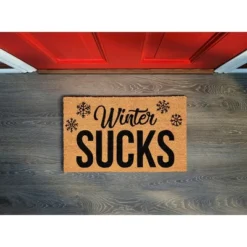 BirdRock Home Winter Sucks Coir Front Door & Entry Doormat - 18" X 30" 11 BirdRock Home Winter Sucks Coir Front Door & Entry Doormat - 18" X 30" -Home Improvement Store GUEST 62603321 96c6 4905 ae24 dc39bf9f265a