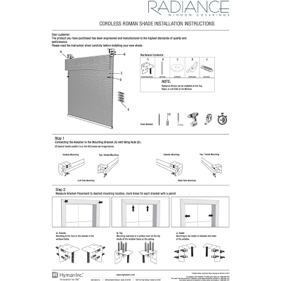 Radiance Newport 23x64-in Cordless Driftwood Roman Shade 11 Radiance Newport 23x64-in Cordless Driftwood Roman Shade - Image 9