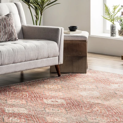 NuLOOM Serenity Machine Washable Diamond Trellis Area Rug 10 NuLOOM Serenity Machine Washable Diamond Trellis Area Rug - Image 8