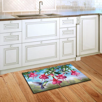 Briarwood Lane Flight Of The Hummingbirds Spring Doormat Floral Indoor Outdoor 30" X 18" 5 Briarwood Lane Flight Of The Hummingbirds Spring Doormat Floral Indoor Outdoor 30" X 18" - Image 3