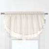 Collections Etc Elegance Sheer Ascot Window Valance, Allows Light To Enter While Maintaining Privacy - Decorative Accent For Any Room In