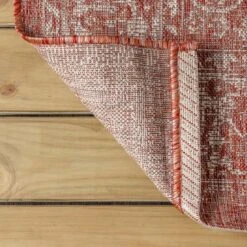 Tela Bohemian Inspired Textured Weave Floral Indoor/Outdoor Area Rug - JONATHAN Y -Home Improvement Store GUEST 63eb227a e455 4880 9e26 f098f911638e