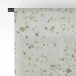 Nature Magick Metallic Gold Terrazzo Sparkle Single Panel Sheer Window Curtain - Deny Designs 10 Nature Magick Metallic Gold Terrazzo Sparkle Single Panel Sheer Window Curtain - Deny Designs -Home Improvement Store GUEST 64cbf15e add9 40e4 9d35 d1dbb0e756f0