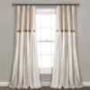 Home Boutique Linen Button Window Curtain Panels Single Linen 40X84 -Home Improvement Store GUEST 65039d71 09ba 4114 be59 ac16ae69ee8f