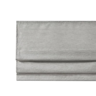 Aberdeen Printed Faux Silk Room Darkening Cordless Roman Blinds And Shade Gray 8 Aberdeen Printed Faux Silk Room Darkening Cordless Roman Blinds And Shade Gray - Image 6