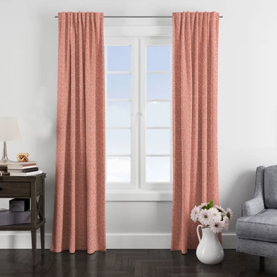 Bacati - Orange Texture Boys Cotton Printed Single Window Curtain Panel 5 Bacati - Orange Texture Boys Cotton Printed Single Window Curtain Panel - Image 3