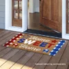 American Home Patriotic Natural Fiber Coir Doormat 30" X 18" Briarwood Lane