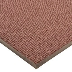 3'x5' Solid Doormat Burgundy - HomeTrax -Home Improvement Store GUEST 669a6791 a973 464f a72a dfa4ff41915e