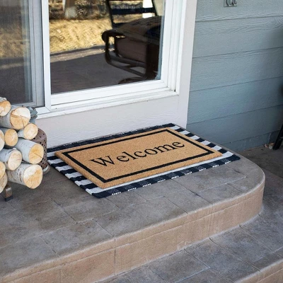 BirdRock Home Layered Welcome Mat With Vinyl Backing For Door Entryway 24 X 36 5 BirdRock Home Layered Welcome Mat With Vinyl Backing For Door Entryway 24 X 36 - Image 3