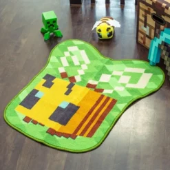 Ukonic Minecraft Honey Bee Accent Rug | 31 X 29 Inches -Home Improvement Store GUEST 67ae0e50 a0c3 471f b104 2858dd8cd77c
