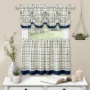 Kate Aurora Country Farmhouse Plaid 3 Pc Tattersall Cafe Kitchen Curtain Tier & Valance Set -Home Improvement Store GUEST 69e019e7 6689 4240 9d13 42f3fdc4811d
