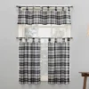 Blair Farmhouse Plaid Semi-Sheer Tab Top Kitchen Curtain Valance And Tiers Set - No. 918 -Home Improvement Store GUEST 6bd61356 a54c 4cfb b7db 51f0bc856bb9