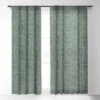 Marta Barragan Camarasa Abstract Pattern Linear Stroke Single Panel Sheer Window Curtain - Deny Designs