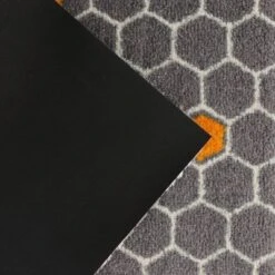 2'x3' ColorStar Bee Hex Door Mat Gray - Bungalow Flooring -Home Improvement Store GUEST 6d1f3c64 7d59 4769 864b bf41a102d092