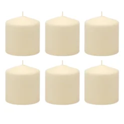 6pk Pillar Candles Ivory - Stonebriar Collection -Home Improvement Store GUEST 6dd4ec49 5277 404f 940d 7b65f344e4df