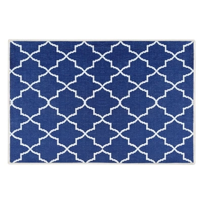Sussexhome Lattice Collection Cotton Heavy Duty Low Pile Area Rug , 2' X 3' 11 Sussexhome Lattice Collection Cotton Heavy Duty Low Pile Area Rug , 2' X 3' - Image 9