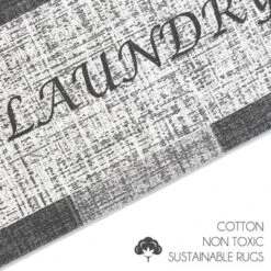 Sussexhome Non Skid Cotton Washable Laundry Room Runner Rug, 20" X 59" -Home Improvement Store GUEST 6e19520e 06a0 4613 8f2f 15850f2c9666