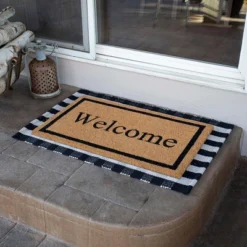 BirdRock Home Layered Welcome Mat With Vinyl Backing For Door Entryway 24 X 36 11 BirdRock Home Layered Welcome Mat With Vinyl Backing For Door Entryway 24 X 36 -Home Improvement Store GUEST 6e63f06a 166d 4f34 9911 6d9707567f1f