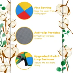 Costway 58'' Toddler Foam Play Mat Baby Folding Activity Floor Mat Home School Daycare -Home Improvement Store GUEST 6eb1dfd6 fe47 4789 b7a4 44953932ef6c