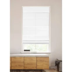 1pc Light Filtering Cordless Roman Window Shade White - Lumi Home Furnishings 13 1pc Light Filtering Cordless Roman Window Shade White - Lumi Home Furnishings -Home Improvement Store GUEST 7014290a dac3 4db9 a2b2 5a835693ebe8