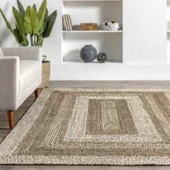 NuLOOM Charlene Braided Border Jute Area Rug -Home Improvement Store GUEST 703f2560 b7e4 4d76 8f7e c2eaccf1fb97
