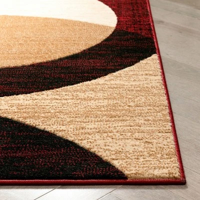 Well Woven Casual Modern Styling Shapes Circles Area Rug 5 Well Woven Casual Modern Styling Shapes Circles Area Rug - Image 3