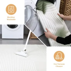 8x10 Washable Rug Modern Abstract Rugs Geometric Rug Large Rug Beige Retro Accent Rug -Home Improvement Store GUEST 70a7aae1 94b1 4c60 b277 96384f04d4e5