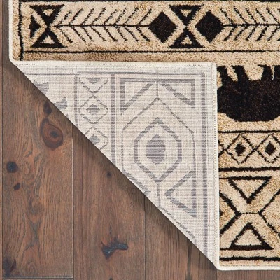 Weston Geometric Impressions Area Rug Ivory/Black - Captiv8e Designs 4 Weston Geometric Impressions Area Rug Ivory/Black - Captiv8e Designs - Image 2