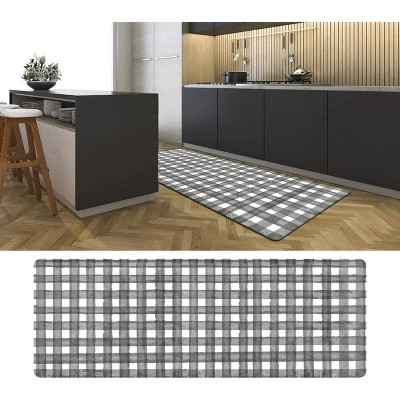J&V TEXTILES 20" X 55" Anti-Fatigue Kitchen Runner Mat Buffalo: Non-Skid, Stain & Water-Resistant, Medium Pile, Indoor Use 4 J&V TEXTILES 20" X 55" Anti-Fatigue Kitchen Runner Mat Buffalo: Non-Skid, Stain & Water-Resistant, Medium Pile, Indoor Use - Image 2