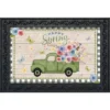 Happy Spring Pickup Truck Floral Doormat Indoor Outdoor 30" X 18" Briarwood Lane
