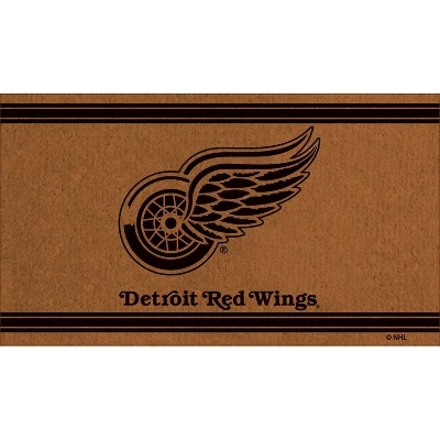 Evergreen Detroit Red Wings Logo Turf Mat, Brown- 28 X 16 Inches Indoor Outdoor Doormat 3 Evergreen Detroit Red Wings Logo Turf Mat, Brown- 28 X 16 Inches Indoor Outdoor Doormat