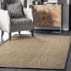 NuLOOM Hesse Checker Weave Seagrass Area Rug