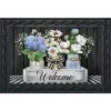 Briarwood Lane Crated Mason Jars Spring Doormat Welcome Floral Indoor Outdoor 30" X 18" -Home Improvement Store GUEST 773ed660 b322 4093 963f a66421c584e1