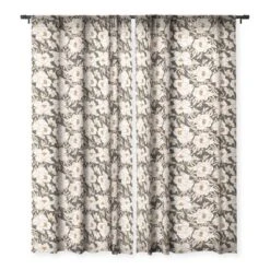 Holli Zollinger Indra Poppy Dark Single Panel Sheer Window Curtain - Deny Designs 9 Holli Zollinger Indra Poppy Dark Single Panel Sheer Window Curtain - Deny Designs -Home Improvement Store GUEST 795627ea efc5 4e03 8306 30f7c2d79a80