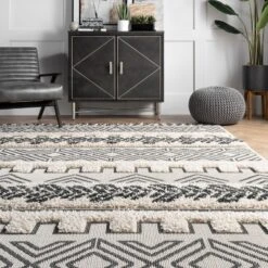 NuLOOM Zuri Shaggy Banded Area Rug -Home Improvement Store GUEST 79bc179d 6f7d 4061 b558 b6d71658d9b1