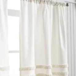 3pc Water's Edge Tufted Window Valance And Tiers Set White - Martha Stewart 8 3pc Water's Edge Tufted Window Valance And Tiers Set White - Martha Stewart -Home Improvement Store GUEST 79d88882 95d3 4648 81c8 1cb367f71d97