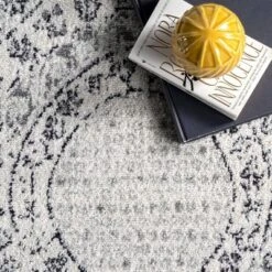 Vintage Minta Gray Rug - NuLOOM -Home Improvement Store GUEST 7a70a179 a90d 4b5c af0f 10f4a2a78b87