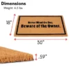 BirdRock Home Beware Of Owner Coir Front Door & Entry Doormat - 18" X 30" 1 BirdRock Home Beware Of Owner Coir Front Door & Entry Doormat - 18" X 30" -Home Improvement Store GUEST 7aa9e96c f856 4635 8d29 0bc24ddd8b24