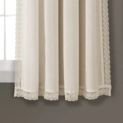 Lush Décor Rosalie Window Curtain Panels Ivory 54X45 Set -Home Improvement Store GUEST 7b0cbe2c 6b29 405c 9bf9 4ac6ecf5421e