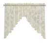 Habitat Limoges Sheer Rod Pocket Delicate Scalloped Bottom Hem Floral Lace Design Swag Valance Set 72" X 32" -Home Improvement Store GUEST 7b6883a7 bb5d 441b b308 52ef80e4e7ac