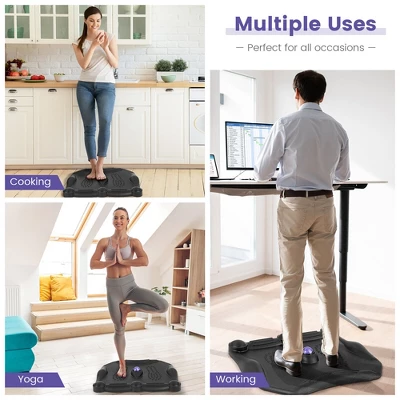 Costway Anti Fatigue Standing Desk Mat W/ Massage Roller Ball Foot Massage Points Office 7 Costway Anti Fatigue Standing Desk Mat W/ Massage Roller Ball Foot Massage Points Office - Image 5