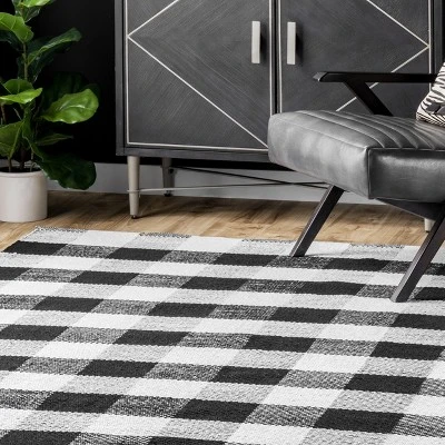 NuLOOM Rylie Buffalo Plaid Flatweave Area Rug 10 NuLOOM Rylie Buffalo Plaid Flatweave Area Rug - Image 8