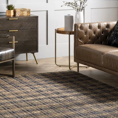 NuLOOM Danica Hand Woven Plaid Jute Area Rug 10 NuLOOM Danica Hand Woven Plaid Jute Area Rug - Image 8