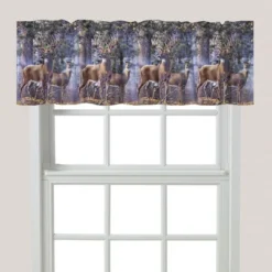 Laural Home Deer Time Window Valance