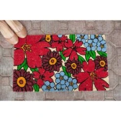 1'4" X 2'4" Forget Me Nots Blooms Indoor/Outdoor Coir Doormat - Entryways -Home Improvement Store GUEST 7d14ffd4 f831 46b6 a684 380efabfb6c0