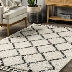 NuLOOM Michelle Diamond Trellis Tassel Area Rug 19 NuLOOM Michelle Diamond Trellis Tassel Area Rug -Home Improvement Store GUEST 7d1b1ffc d49e 41ef 8085 c42e344b5c00